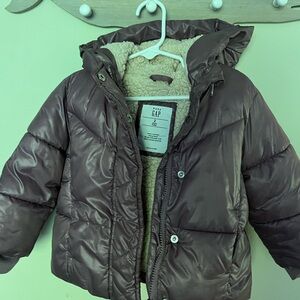 GAP Kids Purple Puffer Jacket
